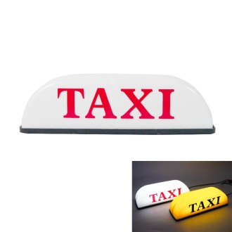 CARFU AC-757 Car Suction Taxi LED Dome Lights Taxi Roof Lamp(White)