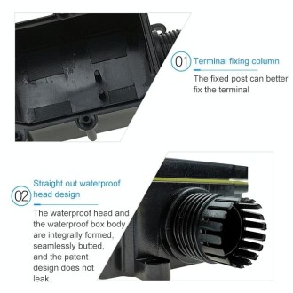 IP68 Waterproof Junction box with Terminal, Sealing Ring:9-12mm