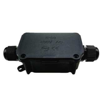 IP66 Waterproof Two-way Junction Box with 923 3-bit Press Type Terminal