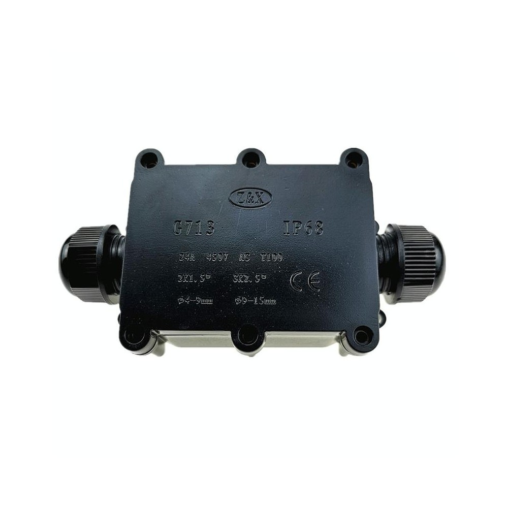 G713 IP68 Waterproof Two-way Junction Box for Protecting Circuit Board