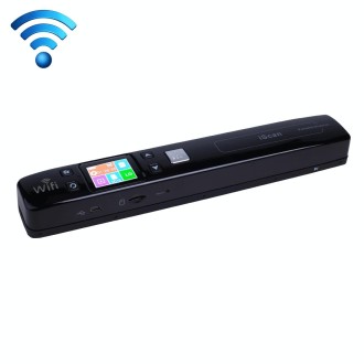 iScan02 WiFi Double Roller Mobile Document Portable Handheld Scanner with LED Display,  Support 1050DPI  / 600DPI  / 300DPI  / P