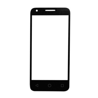 For Alcatel One Touch Pixi 3 4.5 / 4027 Front Screen Outer Glass Lens (Black)