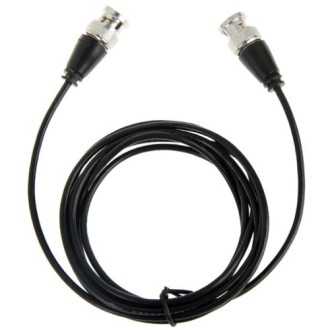 BNC Male to BNC Male Cable for Surveillance Camera, Length: 2m(Black)