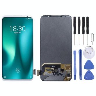 Original LCD Screen for Meizu 16S Pro with Digitizer Full Assembly(White)