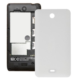 Frosted Surface Plastic Back Housing Cover for Microsoft Lumia 430(White)