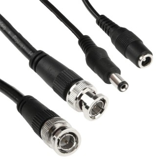 CCTV Surveillance Camera Video Cable, BNC Connector, Length: 20m