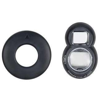 Mini Digital Camera Lens Selfie Mirror + Auxiliary Circle Set for FUJIFILM Instax Mini7+(Black)