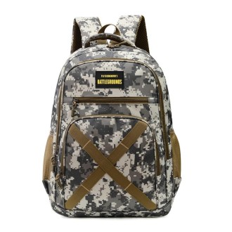 Camouflage Travel Backpack Anti-Splash Water Bag(Grey)