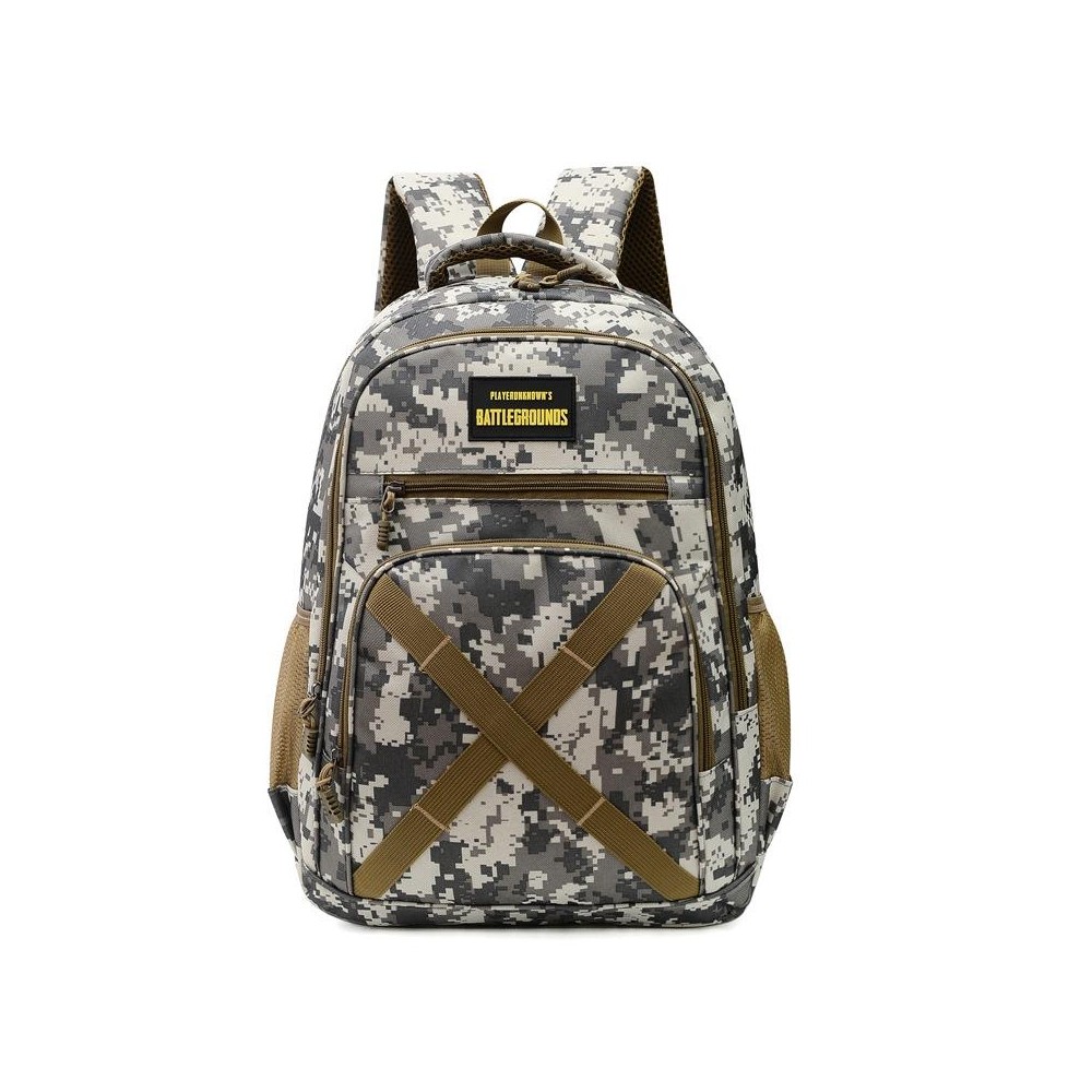 Camouflage Travel Backpack Anti-Splash Water Bag(Grey)