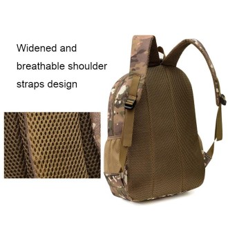 Camouflage Travel Backpack Anti-Splash Water Bag(Grey)