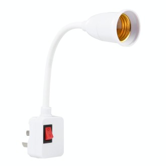 E27 Bulb Holder Flexible Extension Converter with Switch, AU Plug