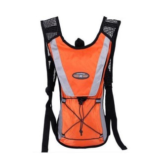 Outdoor Sports Mountaineering Cycling Backpack Water Bottle Breathable Vest(Orange)