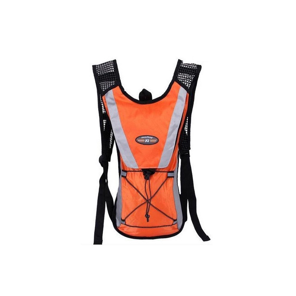 Outdoor Sports Mountaineering Cycling Backpack Water Bottle Breathable Vest(Orange)