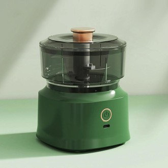 MY-01 Multifunctional Cooking Machine Wireless Electric Meat Grinder Baby Food Supplement Machine(Forest Green)