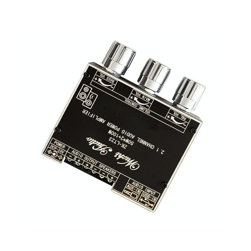 LT23 50W+100W 2.1 Channel TWS Bluetooth Audio Receiver Amplifier Module With Subwoofer