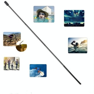 5m Carbon Fiber Extended Monopod Invisible Selfie Stick For Insta360  / DJI Action / GoPro / Xiao Yi Sports Camera