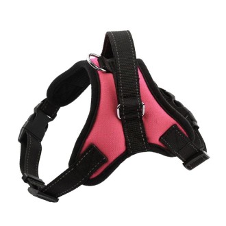 K9 Dog Adjustable Chest Strap, Size: M(Pink)