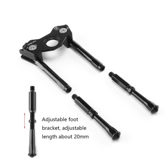 Adjustable Crank Bike Chainstays, Colour: Black