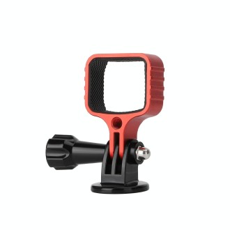 For DJI OSMO Pocket 3 Metal Expansion Bracket Adapter Frame Holder with Screw(Red)