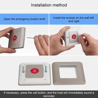 CW-01 Wireless Disabled Toilet Alarm Call Button Set