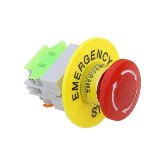 2pcs LAY37-11ZS Elevator Emergency Stop Mushroom Head Button(Red)