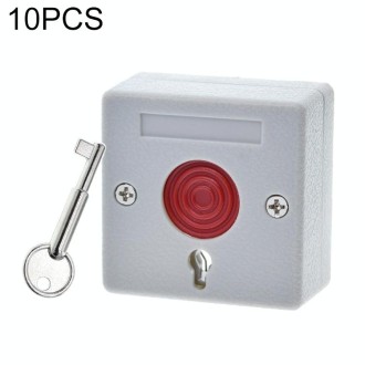 10 PCS NC NO Signal Options Security Alarm Accessories Button Panic Button Fire Alarm Emergency Switch