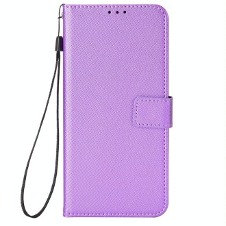 For HTC U23 / U23 Pro Diamond Texture Leather Phone Case(Purple)