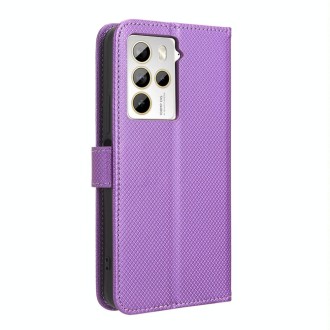 For HTC U23 / U23 Pro Diamond Texture Leather Phone Case(Purple)