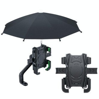 Motorcycle Waterproof Sunshade Umbrella Mobile Phone Navigation Bracket(Rearview Mirror)