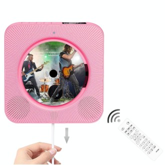 Kecag KC-809 10W Portable Bluetooth Album CD Player Player(Pink)