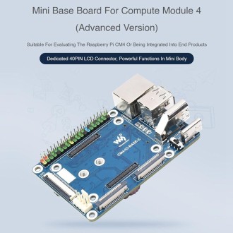 Waveshare Mini Base Board Designed for Raspberry Pi Compute Module 4