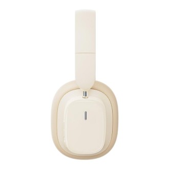 Baseus Bowie Series H1i Over-Ear Noise Reduction Bluetooth Headphone(Beige)