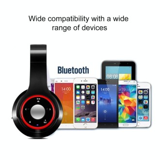 SG-8 Bluetooth 4.0 + EDR Headphones Wireless Over-ear TF Card FM Radio Stereo Music Headset with Mic (Green)