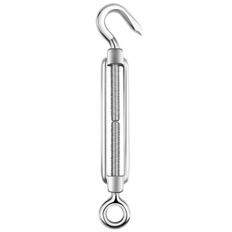 Flower Basket Screws 304 Stainless Steel Wire Rope Hook Tensioner, Specification:M14(Silver)