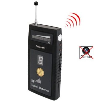 RF Signal Detector / Wireless & Wired Camera Detector / Bug Detector / Radio Frequency Devices with Digit Sensitivity Display (S