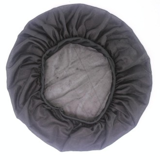 Coconut Nightcap Air Conditioning Cap Long Hair Cap Wide Band Satin Bonnet(Grey)