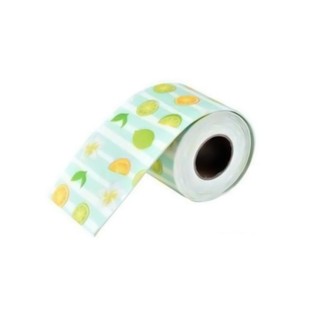 Home Bathroom Sink Countertop Waterproof Absorbent Stickers(Lemon Tea Blue)