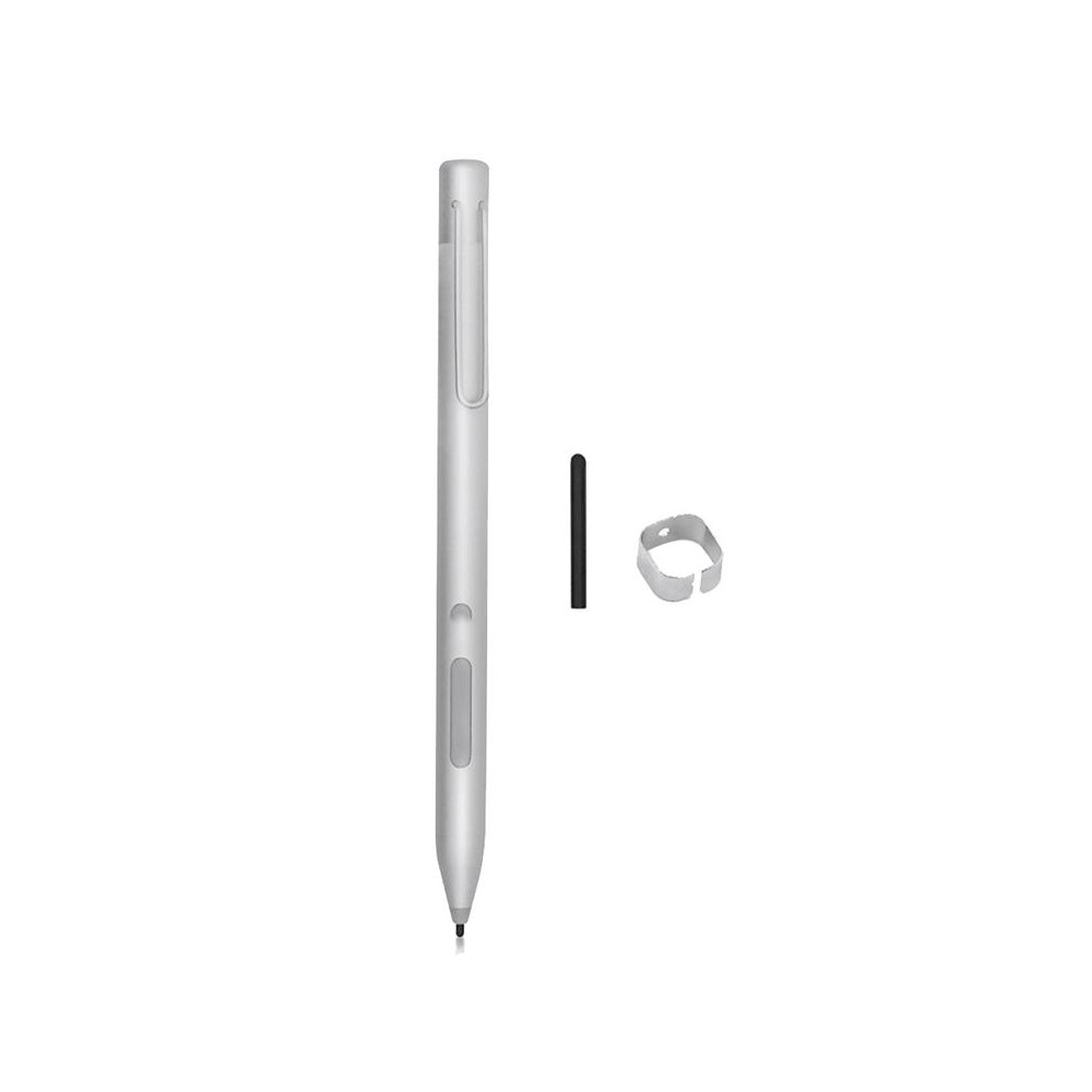 For Microsoft Surface 3 Pro 3/4/5/6/7/Book/Laptop/Go Pressure Touch Capacitance Pen(Silver)