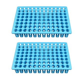 2 PCS Plastic Storage Rack Virus Sampling Tube Rack, Specification: 96-well