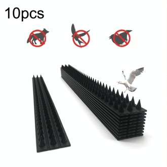 10pcs SK419 Power Equipment Line Anti-bird Thorn Roof Eaves Drive Bird Fence Anti-theft Electric Bird Thorn(Black)