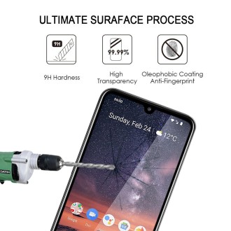 For Nokia 3.2 25 PCS Full Glue Full Screen Tempered Glass Film