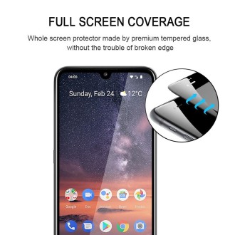 For Nokia 3.2 25 PCS Full Glue Full Screen Tempered Glass Film