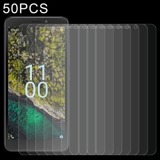 50 PCS 0.26mm 9H 2.5D Tempered Glass Film For Nokia C100