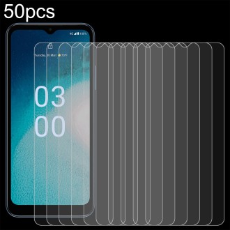 For Nokia C300 50pcs 0.26mm 9H 2.5D Tempered Glass Film