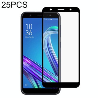 For Asus Zenfone Max M1 ZB556KL 25 PCS Full Glue Full Cover Screen Protector Tempered Glass Film