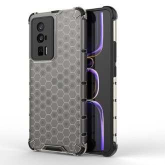 For Xiaomi Redmi K60 / K60 Pro Shockproof Honeycomb Phone Case(Black)