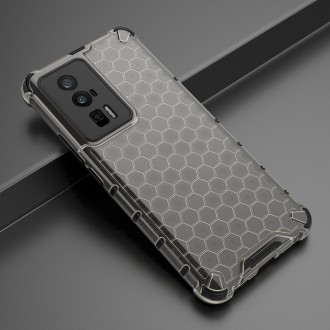 For Xiaomi Redmi K60 / K60 Pro Shockproof Honeycomb Phone Case(Black)