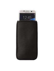 Neoprene Cell Phone Bag for Galaxy S9 / S8 / S7 Edge / G935 & S6 Edge / G925, Size:9.0*16.5cm(Black)