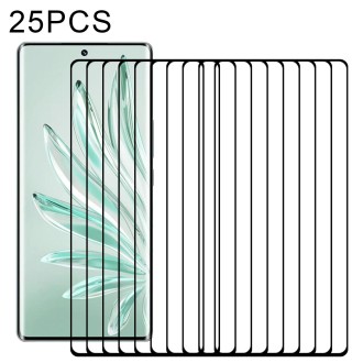 25 PCS 3D Curved Edge Full Screen Tempered Glass Film For Honor 70 Pro / 70 Pro+