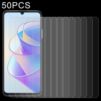 For Honor Play 40 Plus / Play7T 50pcs 0.26mm 9H 2.5D Tempered Glass Film